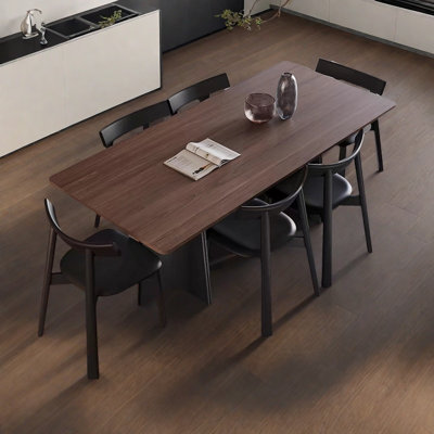 Ensemble de table et chaises de salle à manger minimaliste rétro