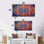 «Red», mauve, vert, mandala divin - art mural mandala boho 4 pièces-1234871637