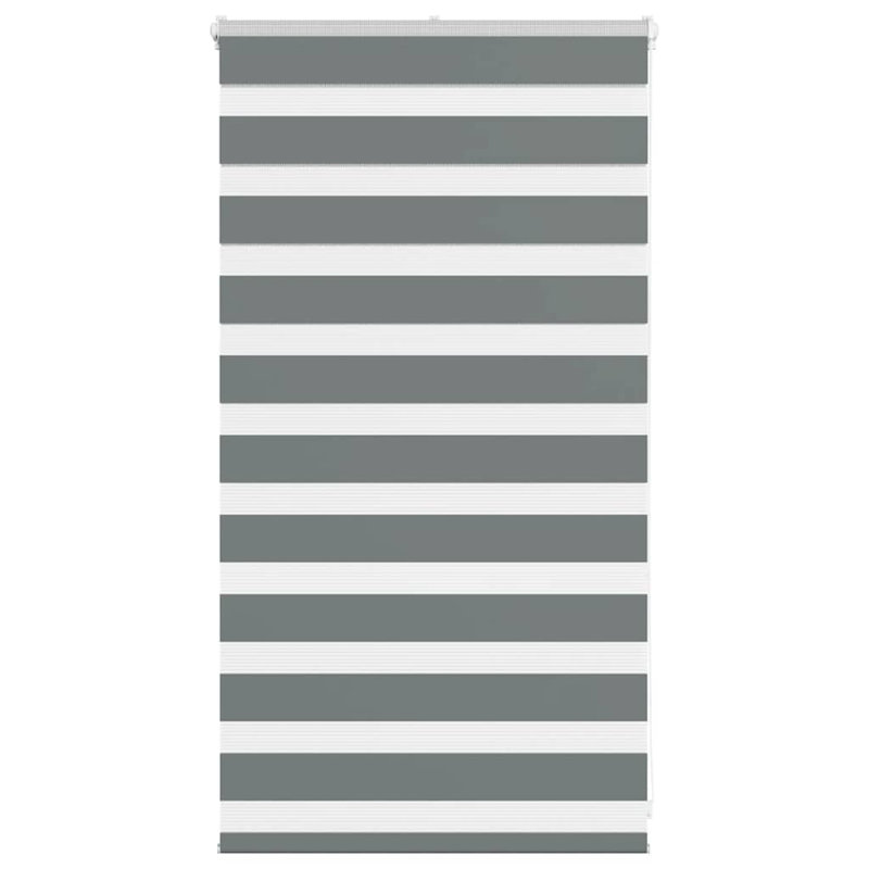 George Oliver Zebra Blind Polyester, 70cmW x 100cmL, Dark Grey