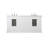 Hermes 72 " W Freestanding Standard Free Standing 2 Double Vanity Bathroom Vanity With Marble Top-1739326174-1744532842