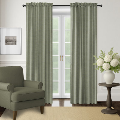 Noa Meadow Pole Top Drapery Panel Pair (50" W x 144" L)