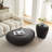 Wabi-sabi cobblestone shaped coffee table