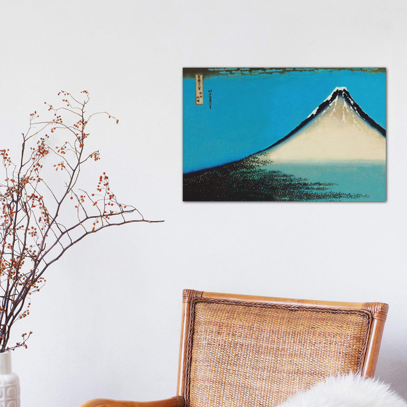 Mount Fuji by Katsushika Hokusai - Wrapped Canvas Painting, 30.48 cm H x 45.72 cm W