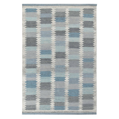 Scandinavian Wool Geometric Area Rug
