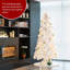 Johvan Pre-Lit White Pine Christmas Tree with LED Twinkling Lights-1895177866