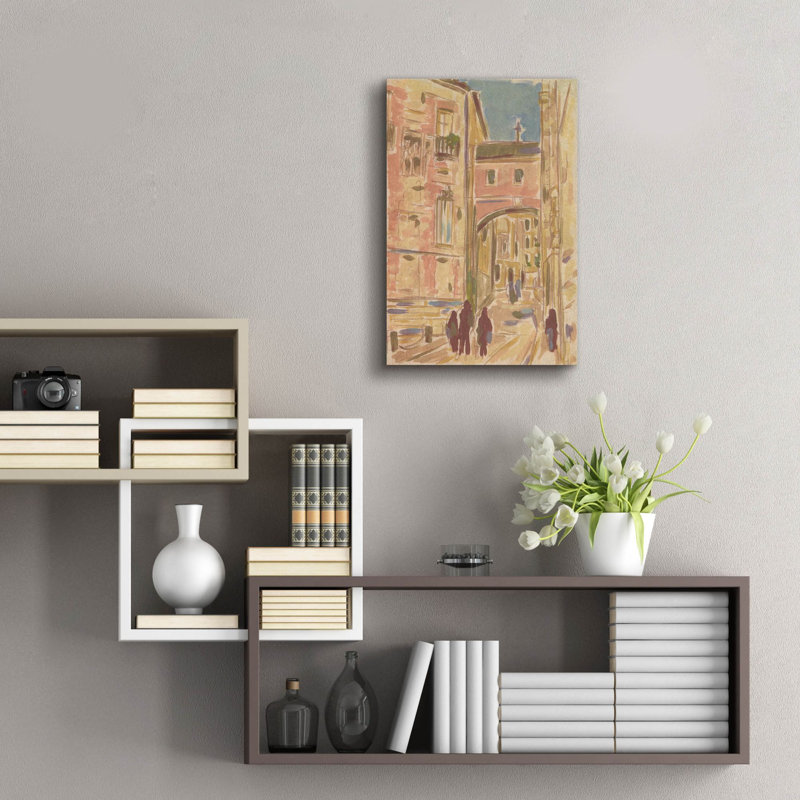  «Street Scene Vibes 2» par June Erica Vess, art mural en verre acrylique, 16 po x 24 po, H 24 po x l 16 po