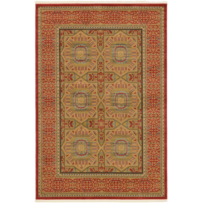 Ophelia Oriental Indoor Rug, Rectangle 6'1" x 9'
