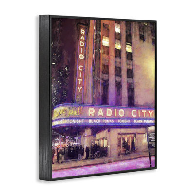 Radio City Music Hall Framed Giclee design by Grotto Studios