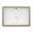 Hokku Designs Manuelle 22'' White Ceramic Rectangular Bathroom Sink with Overflow