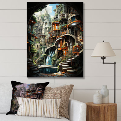 " Animation Futurist City "