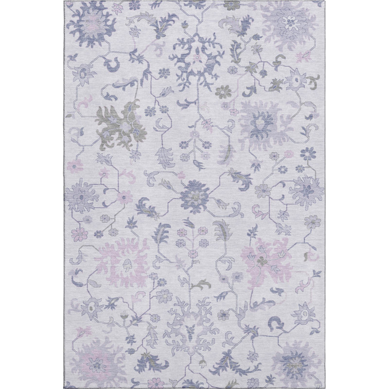 Premium Machine Washable Crestover AMF1854 Global Rug, Rectangle 10' x 14'