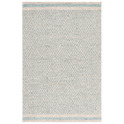 Tapis bleu / ivoire Marbella 576
