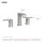 Moen Genta Widespread Bathroom Faucet with Drain Assembly