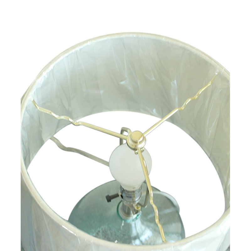Lampe de table en verre, Blanc