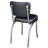 Retro Home 20'' H Tufted Upholstered Metal Side Chair-10955907
