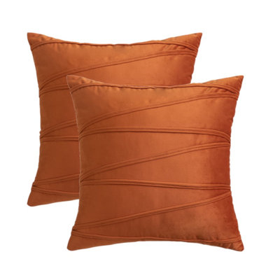 Ensemble de 2 coussins décoratifs en velours (inséré inclus)