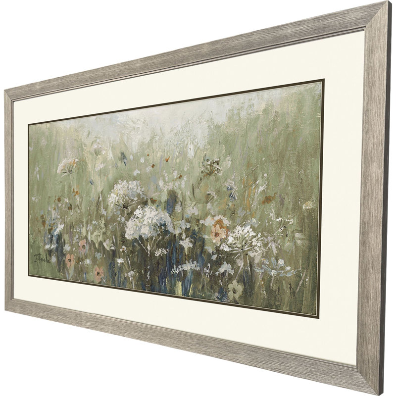 Mistful Summer Meadow Framed Art