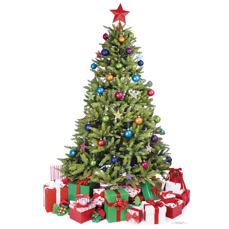 Accroche en carton sapin de noël