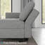 Fauteuil de rangement modulaire simple en lin et velours Soneson-34566089