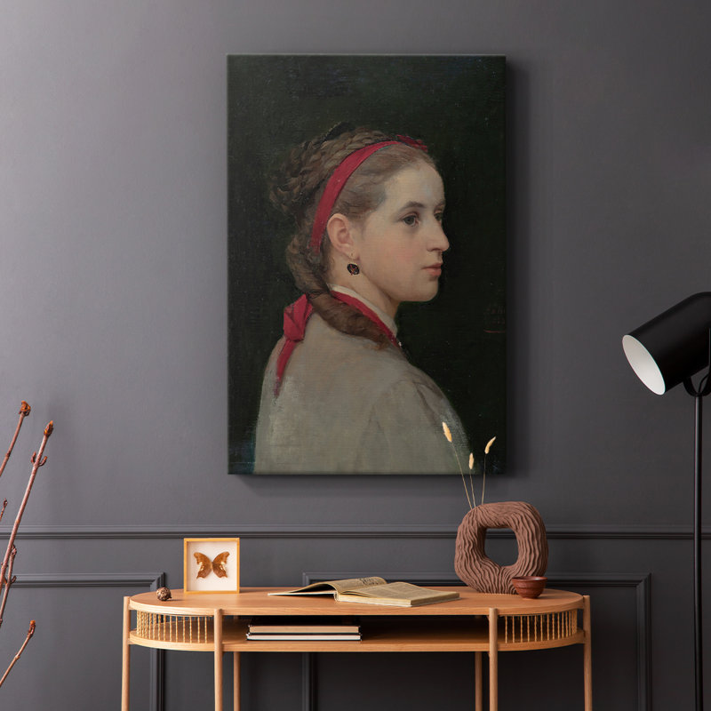 Impression de portrait rétro CXIV - galerie enveloppée Cavas, H 27 po x l 18 po