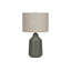Lampe de table industrielle en béton avec interrupteur rotatif à 3 voies et abat-jour en lin beige-657562878-657562873