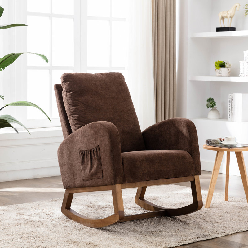 Wegate Rocking Chair, Brown