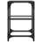 vidaXL Coffee Table Black Engineered Wood Small Coffee Table Square-685073530-685073524