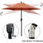 Parasol de marché inclinable 90 po Keiwarren-240370481
