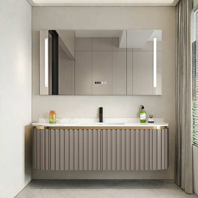 Armoire de salle de bain simple et moderne