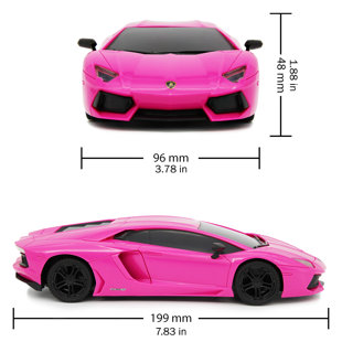 Voitures CMJ RC: Lamborghini LP700-4 - échelle 1: 24, véhicule radio télécommandé, 2,4 Ghz, phares à DEL, jouet de course intérieur / extérieur, sous licence