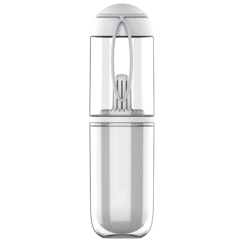 Mangeoire à eau filtrée de poche Pet Life, Blanc