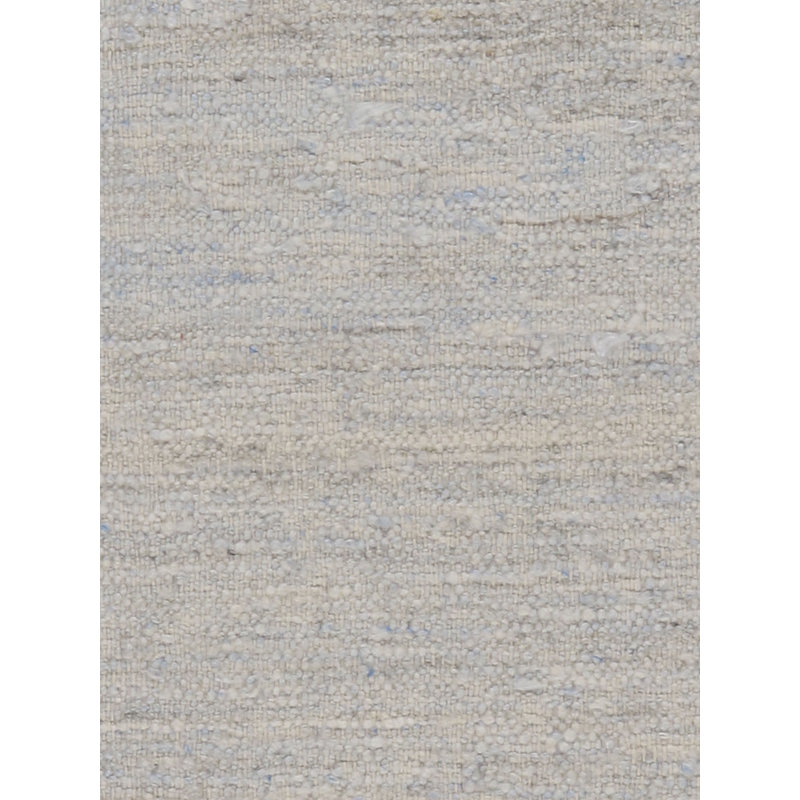 Cotton Area Rug in Ivory/Gray