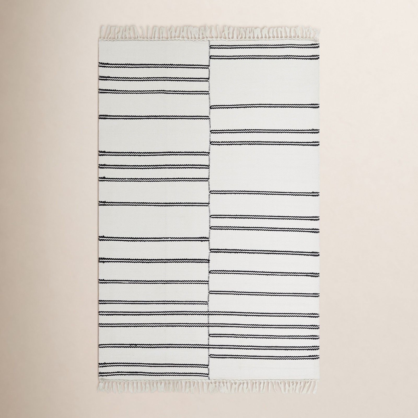 Favina Hand-Woven Striped Rug, Rectangle 2' x 3'