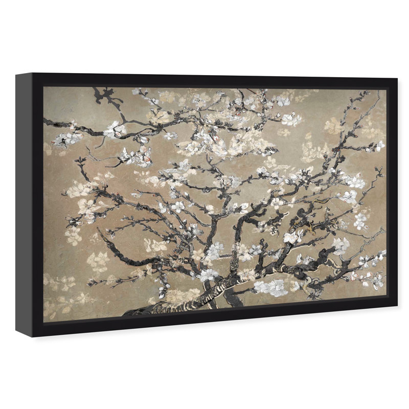 Ivory Blossoms Inspiration - peinture Shadowbox, H 24 po x l 36 po
