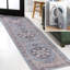 Tapis bleu / crème Sarok Ornate Medallion-1864440630