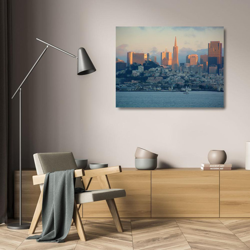 Paysage urbain de San Francisco, Californie, H 18 po x l 24 po