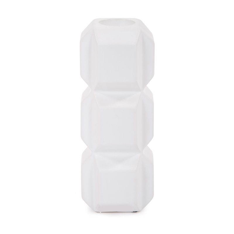 Double porte-bougie cubique, H 9,25 po x l 3,75 po x P 3,75 po
