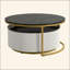 Table basse moderne emboîtable cannelée avec tiroir Modern-742145319