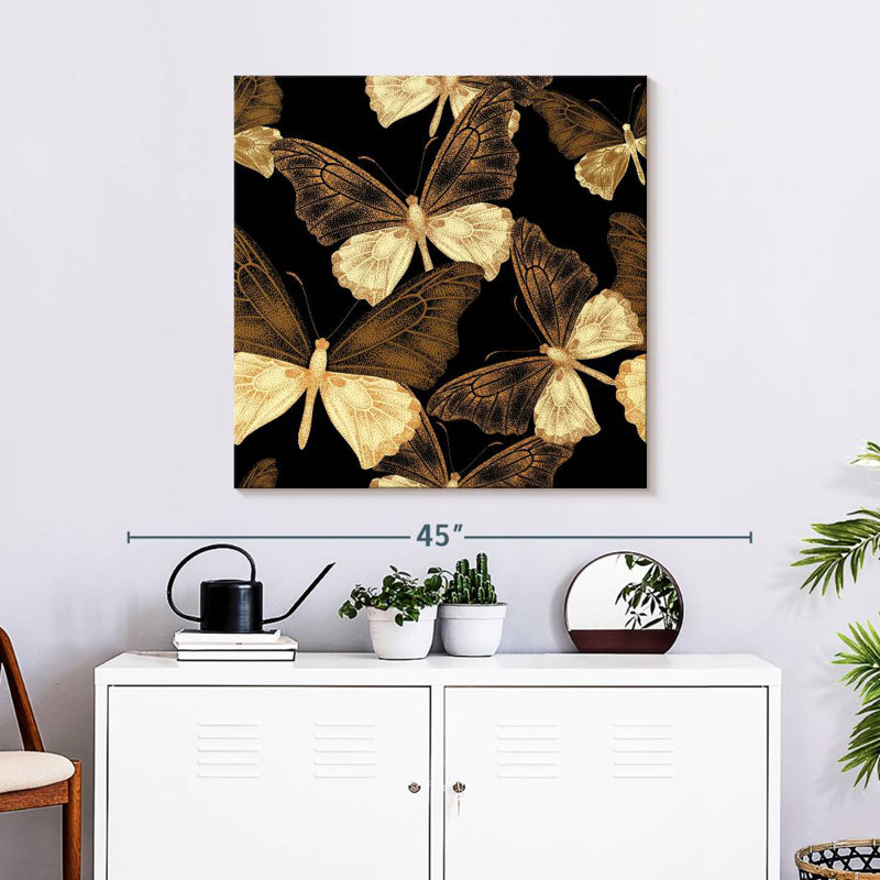 Brampt Butterfly Troupe, 30" H x 30" W