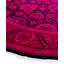 Tapis rose en laine noué à la main Clough 7 pi 1 po x 7 pi 1 po Clough