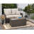 Donglin 20 " W 42 Gallons Water Resistant Wicker Deck Box in Brown