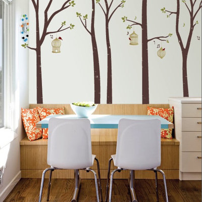 Plants & Flowers Non-Wall Damaging Wall Decal