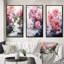 «Pink Grey Minimalisme Serenity In River», 3 pièces sur toile-842298373-842298374