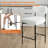 Osborne 26" H Upholstered Bar Stools Counter Height Bar Stools With Adjustable Foot Pads-107152732-106754200