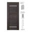 Porte en bois manufacturé et verre Perla-69758929-69758936-91480247