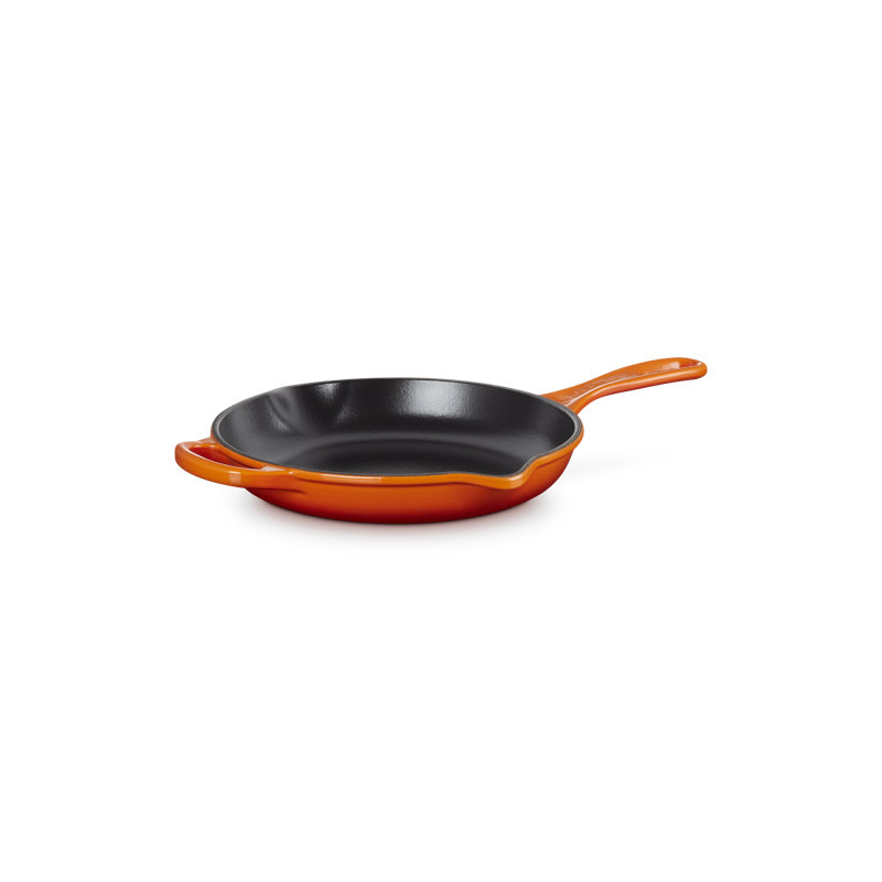 Le Creuset Enameled Cast Iron Skillet, Flame