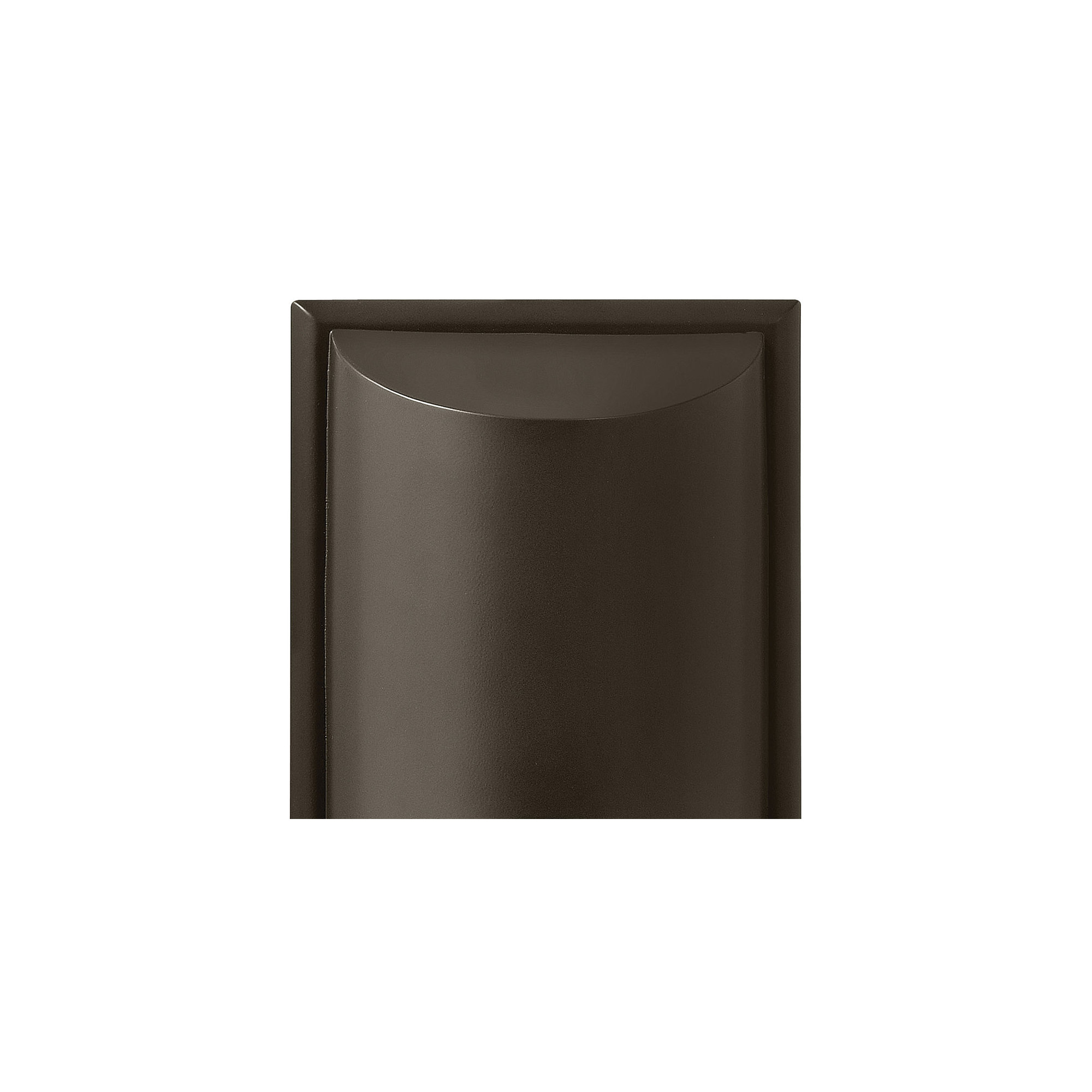Aurore Single Light Rectangle Outdoor Wall Light, MED, Bronze