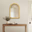 Nirvelli Natural Rattan Accent Wall Mirror with D-Ring Hangers-2070181391-2070292474