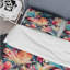Ensemble de housse de couette Colorful Enchanted Ikat Whispers Swirl - Floral-256299639