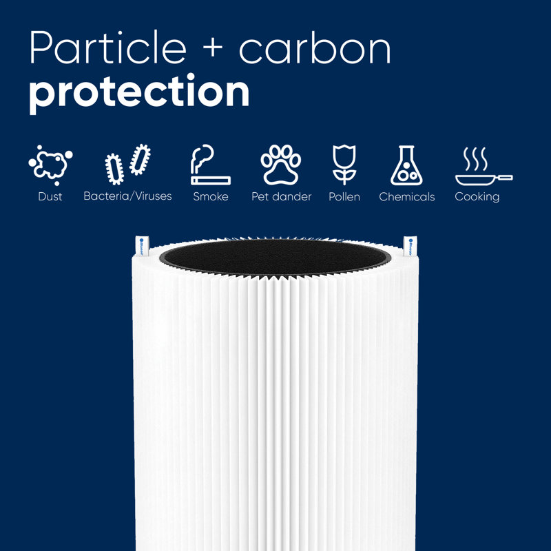 Tower Air Purifier, 20 cm H x 16 cm W x 29 cm D